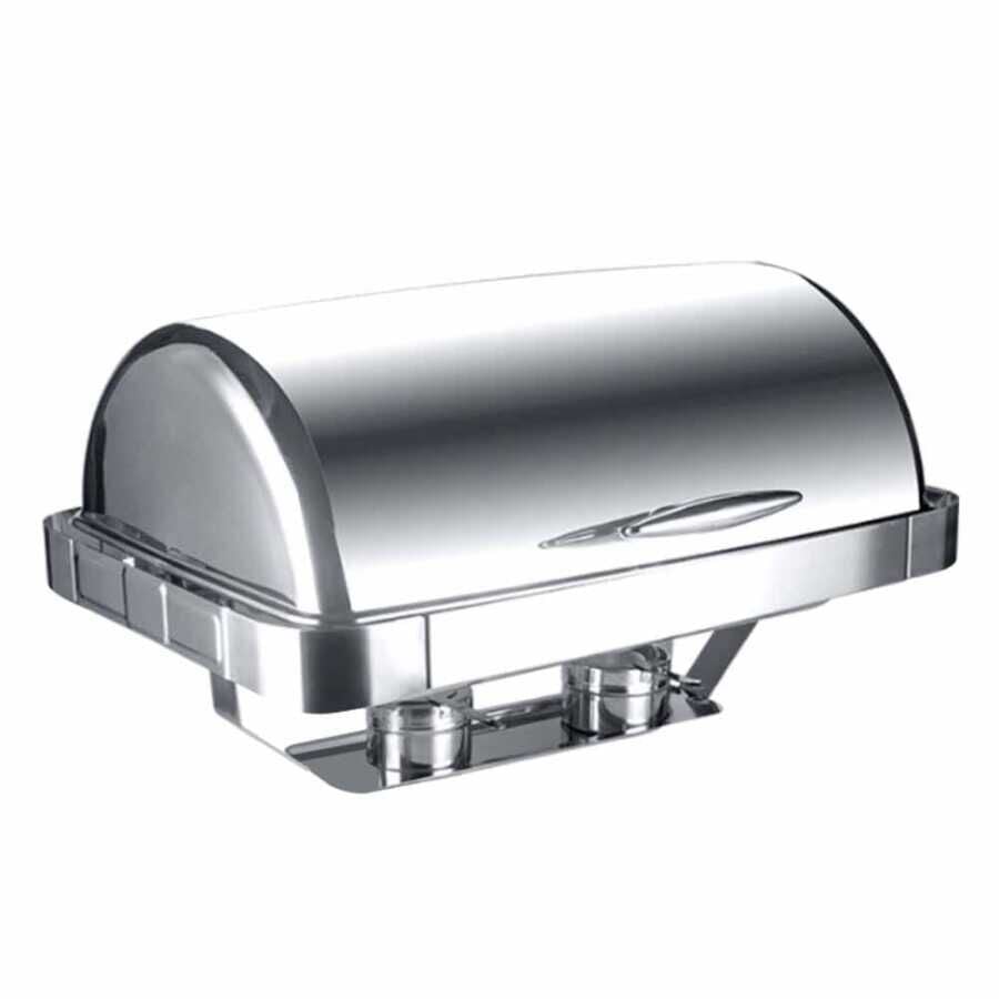 Chafing Dish  Roll Top Camlı 9 Litre( Gömme