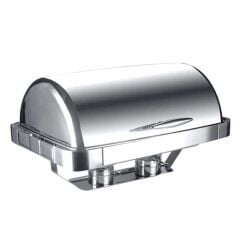 Chafing Dish  Roll Top Camlı 9 Litre( Gömme