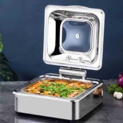 Chafing Dish  Hidrolik Kapak 6 Litre 2/3 Gömme