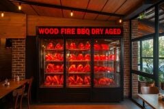 DRY AGED DOLABI TEK KAPILI 3 TARAFI  HİMALAYA TAŞLI 80*80*205