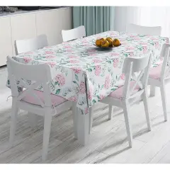 ORTANCA DESENLİ YUVARLAK MASA ÖRTÜSÜ PREMİUM KALİTE 140 CM