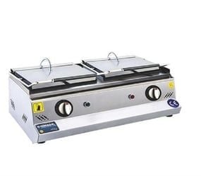 Görkem 12 Dilim Çift Kapaklı Tost Makinası Elektrikli