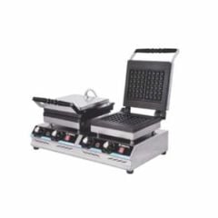 Çiftli Lüks Kare Waffle Makinası Elk.
