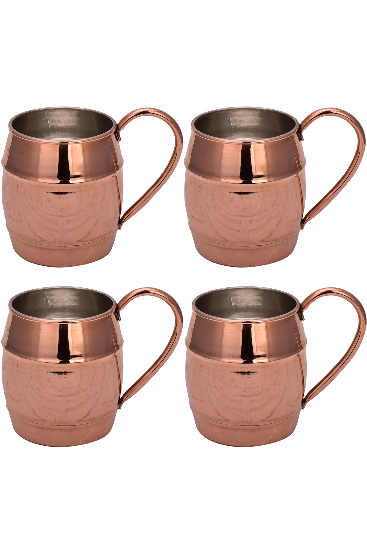 Grande Bardak 2 No Düz 1000 Ml 4lü Takım Kırmızı