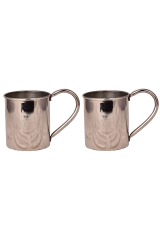 Cup Bardak 2 No Düz 450 Ml 2li Takım Nikel
