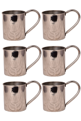 Cup Bardak 1 No Düz 330 Ml 6lı Takım Nikel