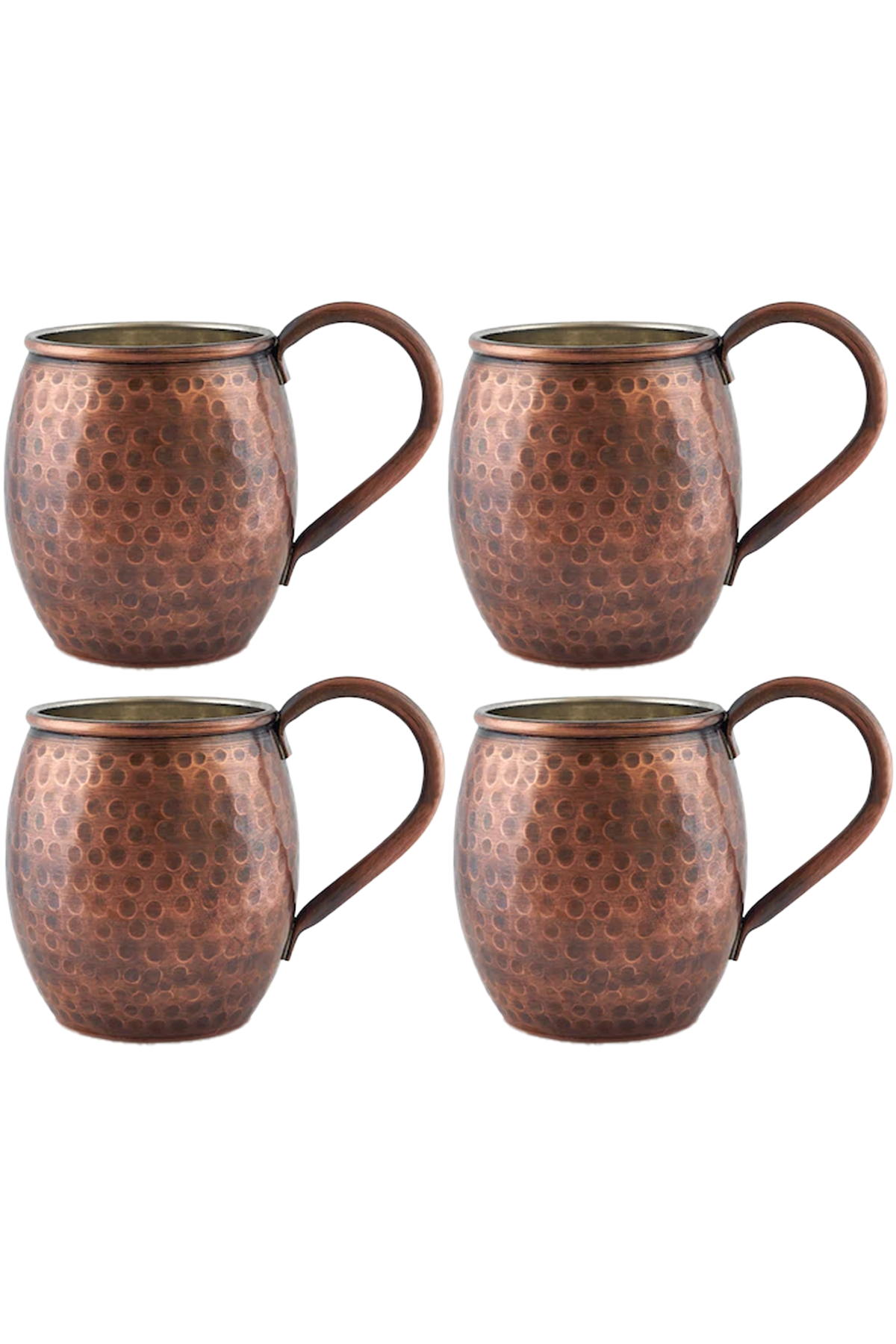 Moscow Mule Bardak El Dövme 500 Ml 4lü Takım Oksit
