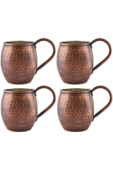Moscow Mule Bardak El Dövme 500 Ml 4lü Takım Oksit