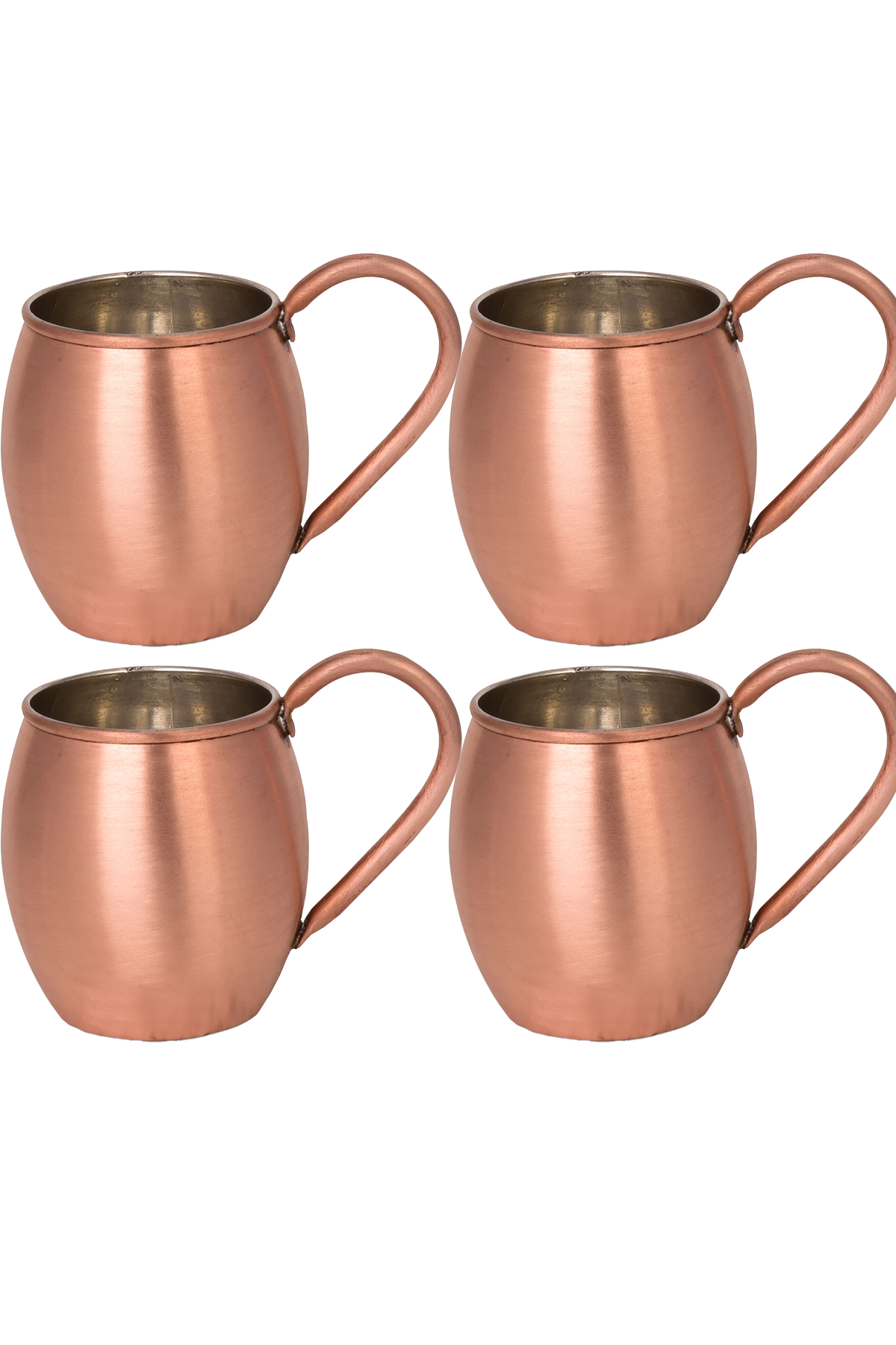 Moscow Mule Bardak Düz 500 Ml 4lü Takım Skoç