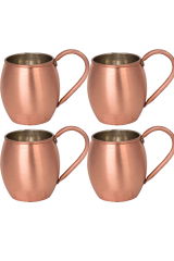 Moscow Mule Bardak Düz 500 Ml 4lü Takım Skoç