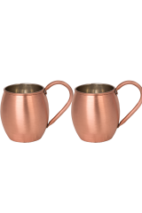 Moscow Mule Bardak Düz 500 Ml 2li Takım Skoç