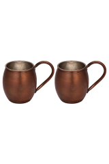 Moscow Mule Bardak Düz 500 Ml 2li Takım Oksit
