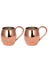 Moscow Mule Bardak Düz 500 Ml 2li Takım Kırmızı