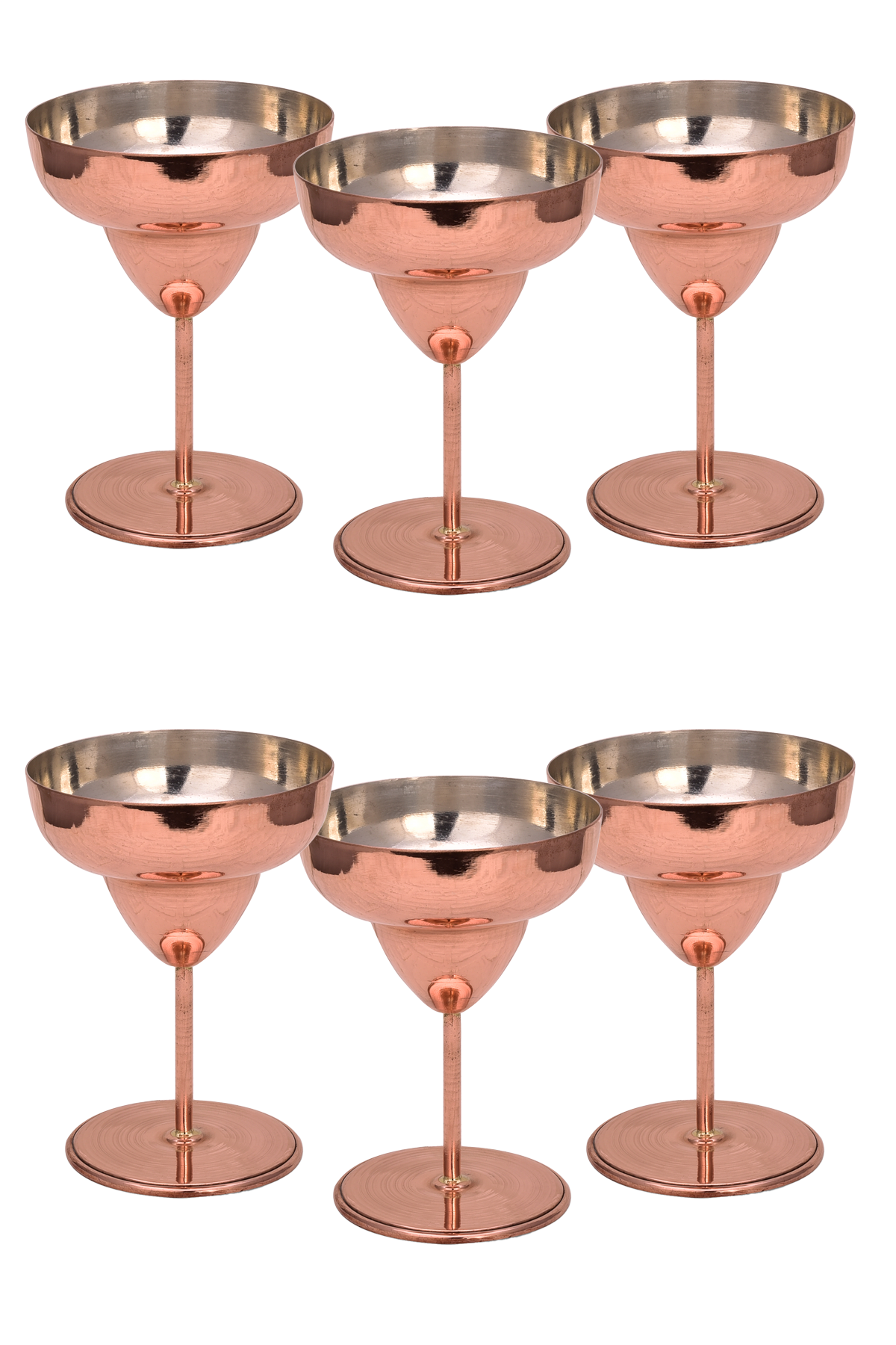 Margarita Kadeh Düz 450 Ml 6lı Takım Kırmızı