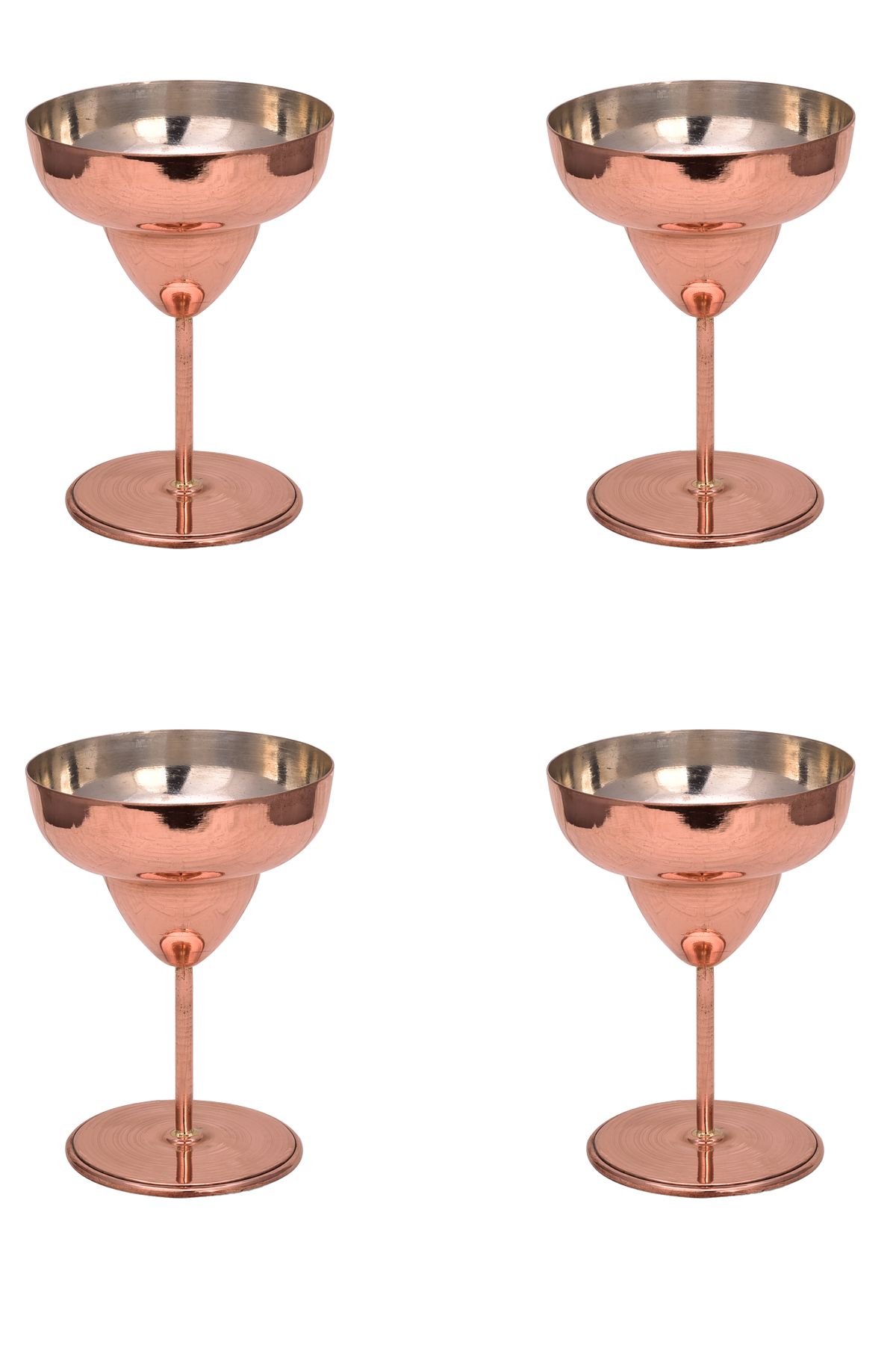 Margarita Kadeh Düz 450 Ml 4lü Takım Kırmızı