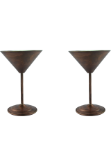 Martini Kadeh Düz 250 Ml 2li Takım Oksit