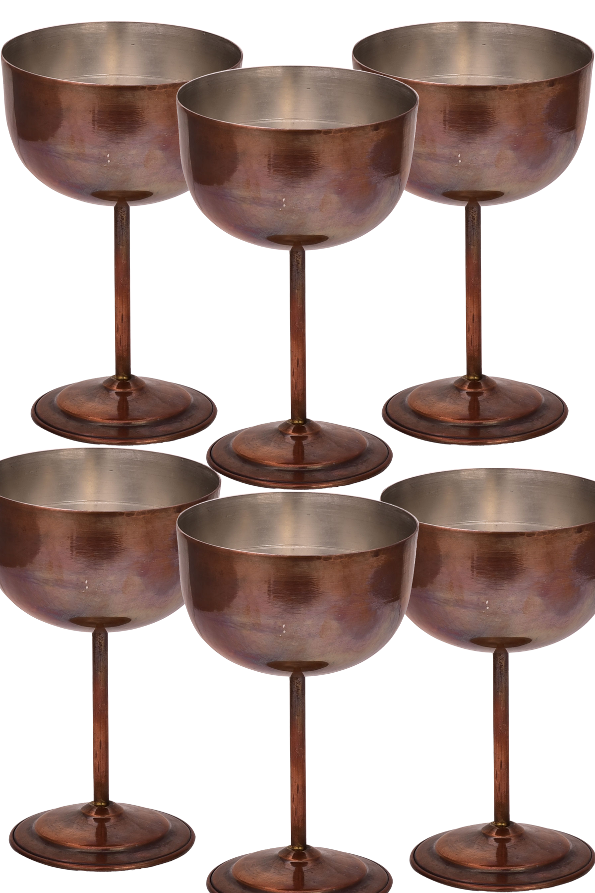 Vino Kadeh 2 No Düz 400 Ml 6lı Takım Oksit