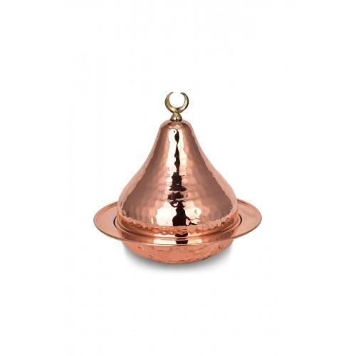 Heybeli Şekerlik 14 Cm El Dövme Kırmızı