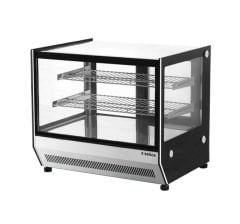 Set Üstü Pasta Teşhir Dolabı 90 cm Sıcak (Panaromik Cam)