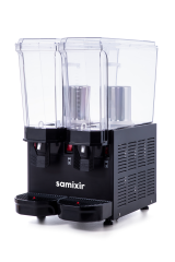 Samixir 40.SSB Klasik Twin Soğuk İçecek Dispenseri, 20+20 L, Fıskiyeli, Siyah
