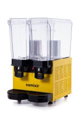 Samixir 40.SSY Klasik Twin Soğuk İçecek Dispenseri, 20+20 L, Fıskiyeli, Sarı
