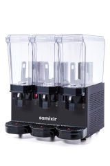 Samixir 60.MMMB Triple Klasik Karıştırıcılı Soğuk İçecek Dispenseri, 20+20+20 L, Siyah