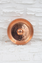 Kurnacı Hamam Tası 18 Cm El Dövme Kırmızı