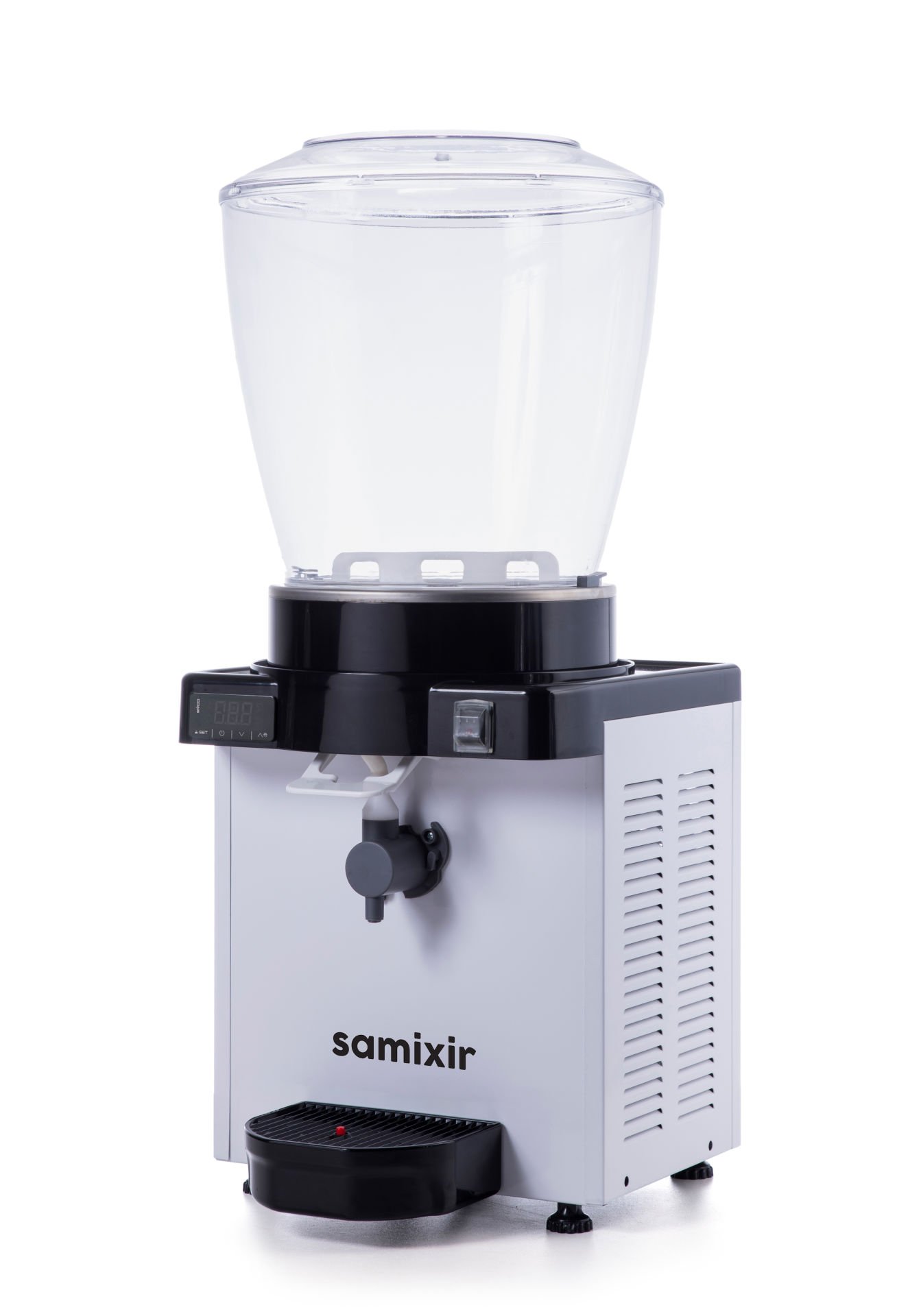 Samixir KAM22 Panaromik Dijital Köpüklü Ayran Dispenseri, 22 L, Beyaz