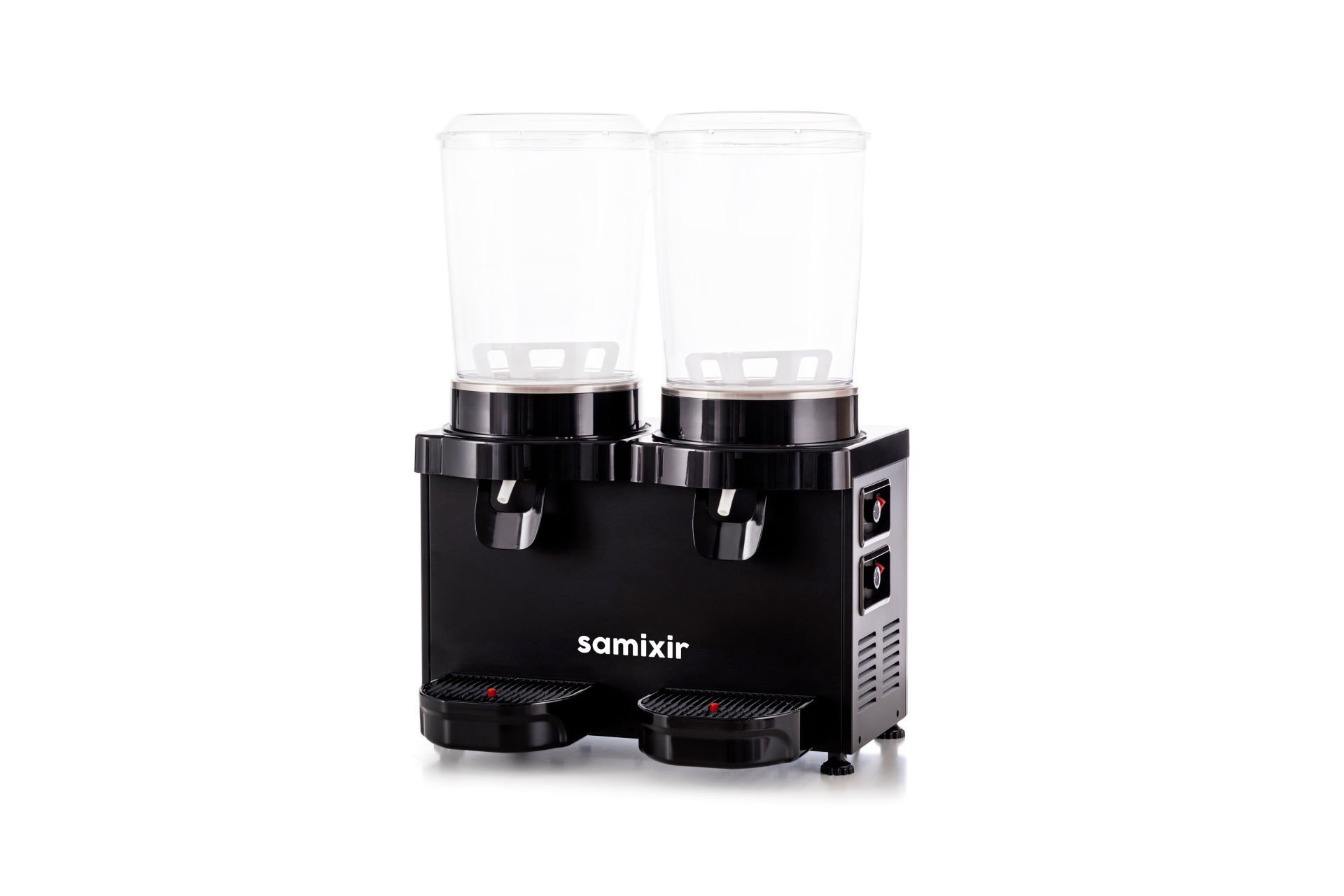 Samixir MM20 Panaromik Twin Soğuk İçecek Dispenseri, 10 L+10 L, Sarı