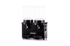 Samixir MM20 Panaromik Twin Soğuk İçecek Dispenseri, 10 L+10 L, Sarı