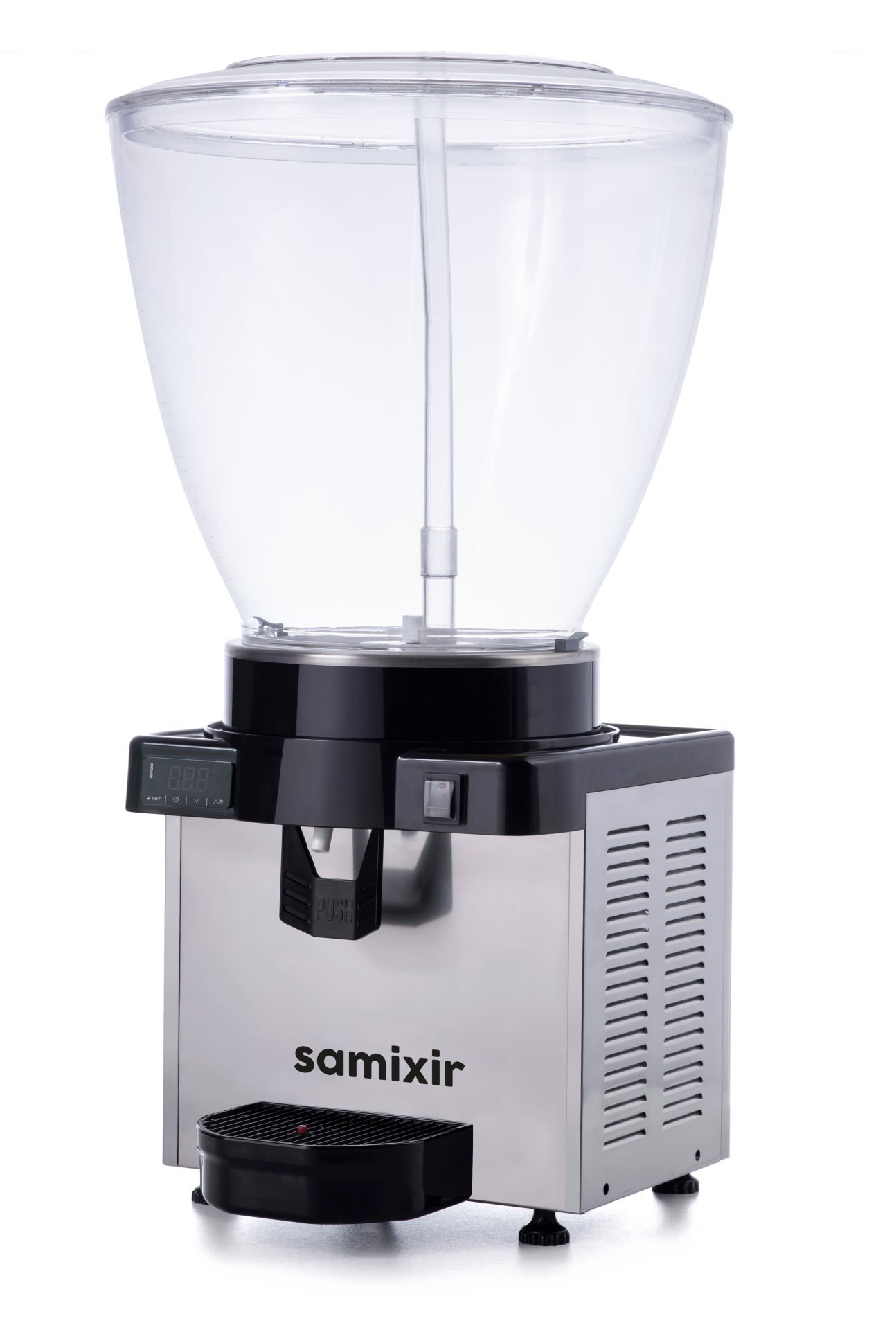 Samixir S40 Panaromik Dijital Soğuk İçecek Dispenseri, 40 L, InoxÜRÜN KODU : 023.S40.DI