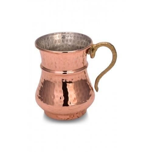 Kordonlu Maşrapa Makine Dövme 250 Ml Kırmızı