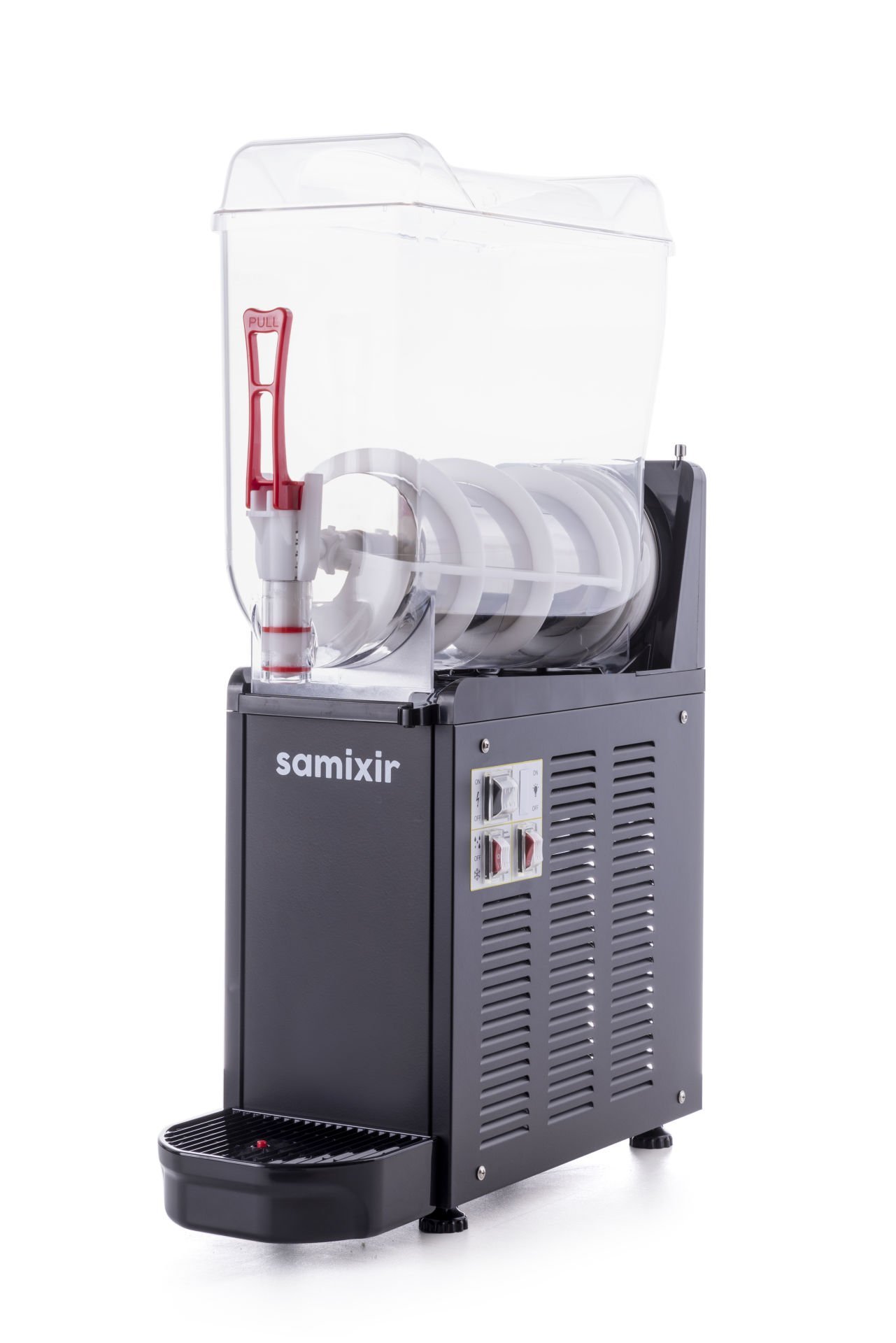 Samixir SLUSH12 Mono Ice Slush Granita Milkshake ve Soğuk Meyve Suyu Dispenseri, 12 L, SiyahÜRÜN KODU : 023.SLUSH12.B