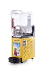 Samixir SLUSH12 Allure Ice Slush Granita Milkshake ve Soğuk Meyve Suyu Dispenseri, 12 L, Sarı