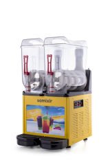Samixir SLUSH24 Allure Twin Ice Slush Granita Milkshake ve Soğuk Meyve Suyu Dispenseri, 12+12 L, SarıÜRÜN KODU : 023.SLUSH24.YA