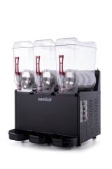 Samixir SLUSH36 Triple Ice Slush Granita Milkshake ve Soğuk Meyve Suyu Dispenseri, 12+12+12 L, SiyahÜRÜN KODU : 023.SLUSH36.B