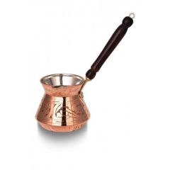 Külhan Cezve 3 No 7 Fincan Oyma İşleme Kırmızı