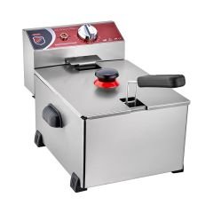 SilverInox 2142 Fritöz, 5 L, Elektrikli