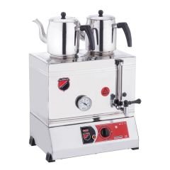 Ürüne Demlikler Dahil Değildir. Ayrı Olarak SatılmaktadırSilverInox 2121 40 Model Kaynaklı Çay Ocağı, 2 Demlikli, 28 L, Elektrikli