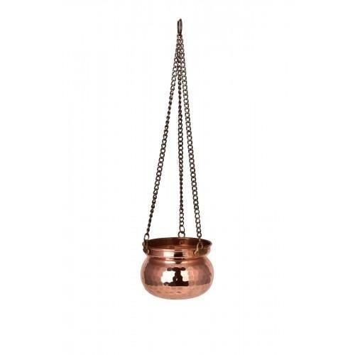 Kabak Saksı 3 No 17 Cm El Dövme Kırmızı