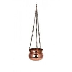 Kabak Saksı 3 No 17 Cm El Dövme Kırmızı