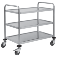 3 KATLI PASLANMAZ SERVİS ARABASI 304