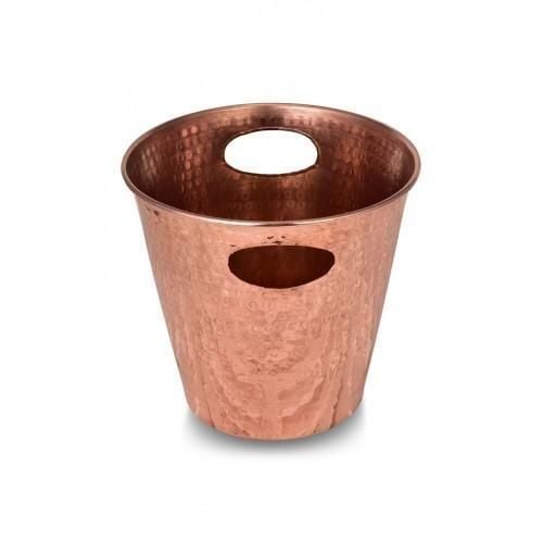 Mercan Buz Kovası 24 Cm El Dövme Kırmızı