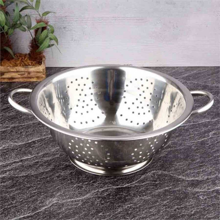 Çelik Makarna Süzgeçi 28 cm