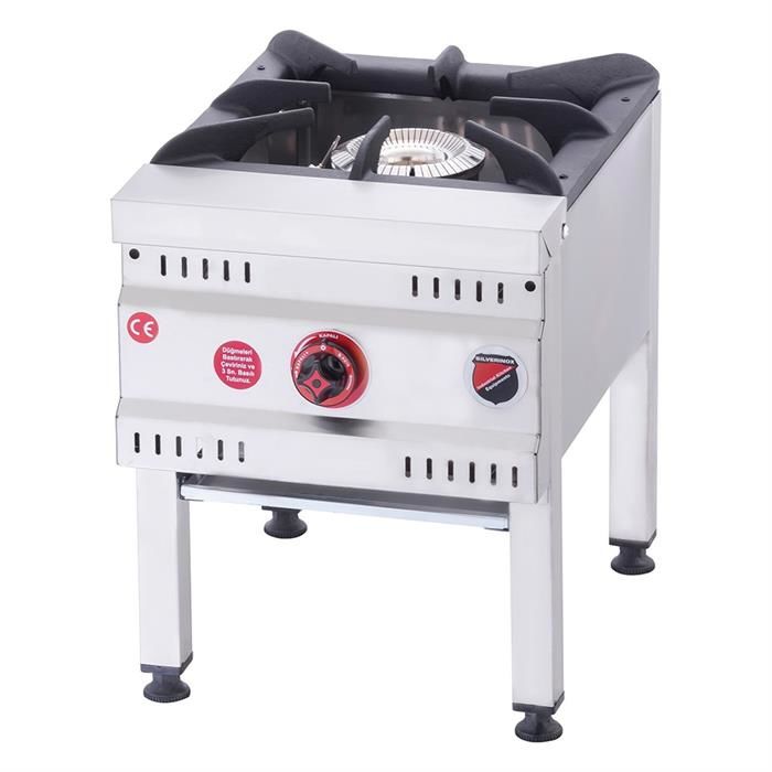 Tek Yanışlı Yer Ocağı Silverinox