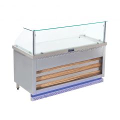 120 Cm Tezgah Tip Böreklik Elektrikli(Camlı)