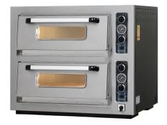Maksan Çift Katlı Termometre Göstergeli Pizza Fırınları