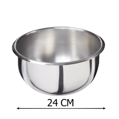 Paslanmaz Mayonez Tenceresi 24 cm