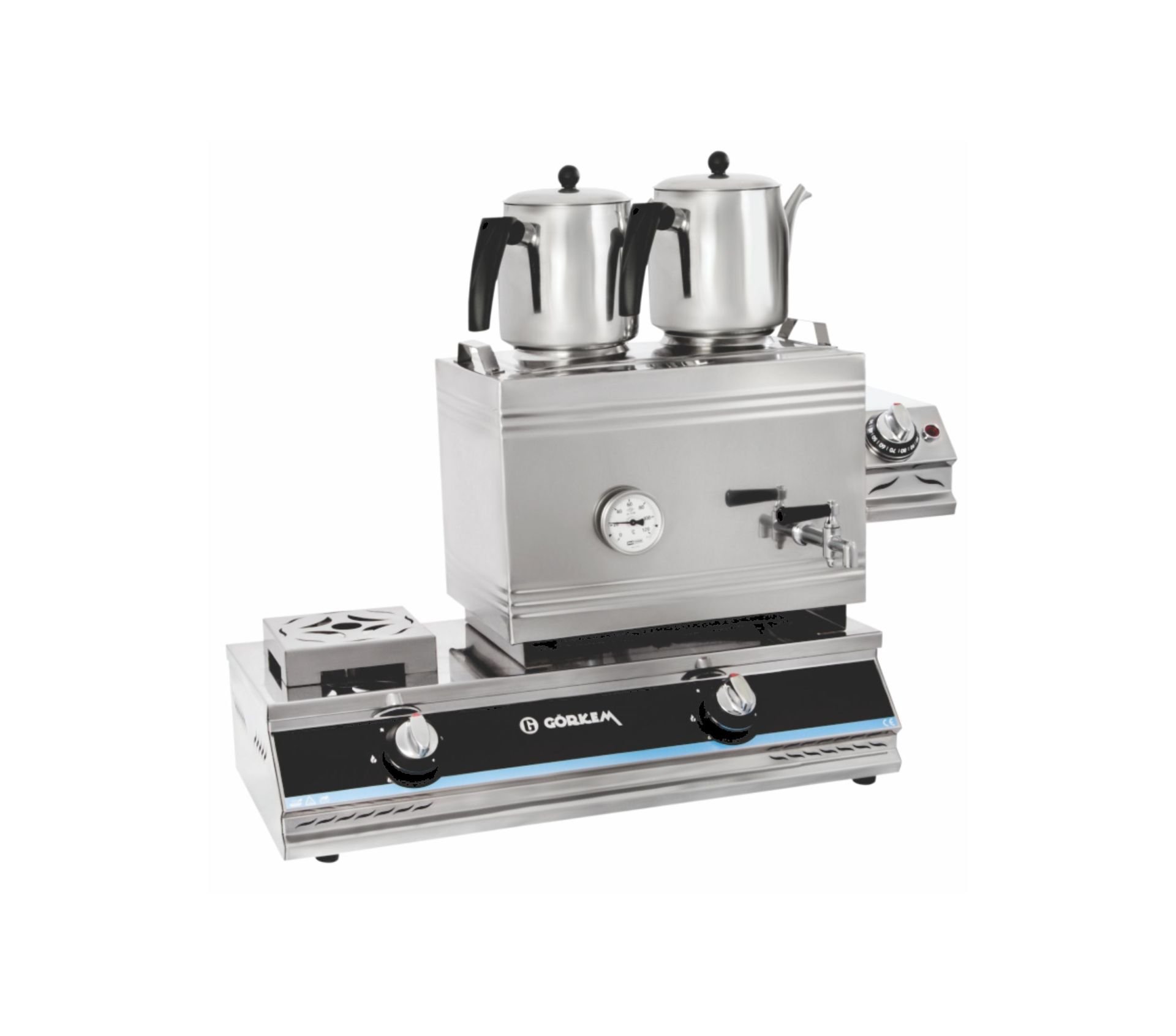 40 Lık Kaynaklı Gazlı+Elk Çay Kazanı Ce